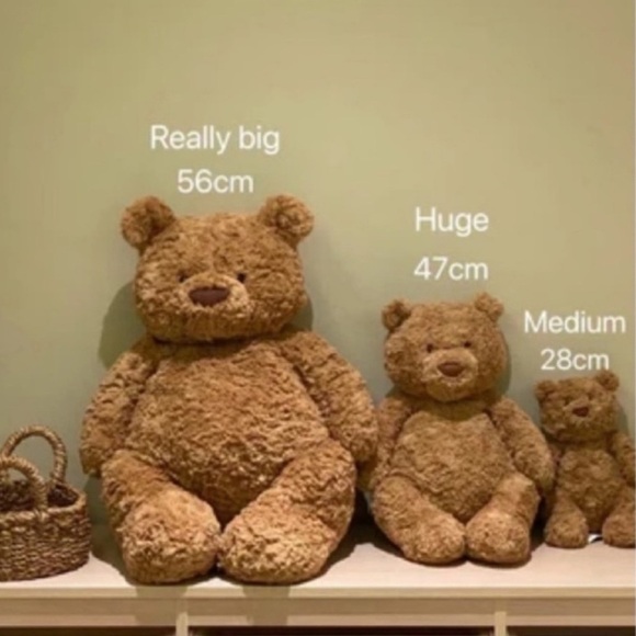 Jellycat NWT Bartholomew Bear Really Big Rare Authentic - Picture 7 of 8